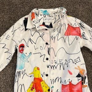 Wolf and Rita Colorful Graphic romper
